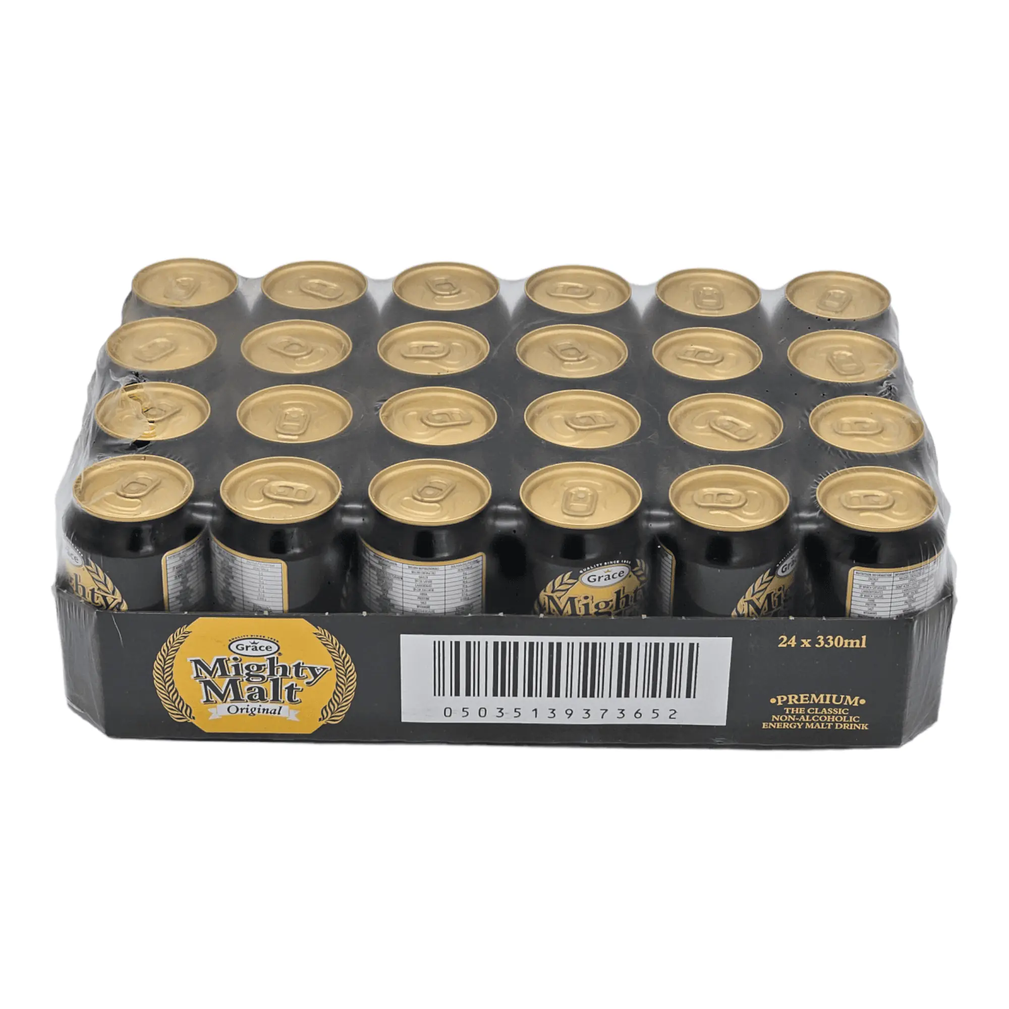 Grace mighty malt premium original non alcoholic drink 24 x (330ml