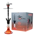 Jookah Aluriium NR. 04 Big Size - Black/Red-White - image 2 | Damas Markt | KulturCart