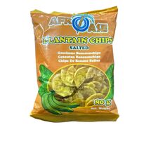 Afroase Plantain Chips | Gesalzene Bananenchips Salted (80g) - image 1 | Omowest Afro Intercontinental Shop | KulturCart