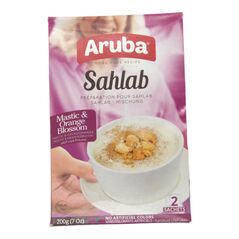 Aruba Sahlab | Sahlab – Mischung – Mastic & Orange Blossom | Mastix & Orangenbluten (2 Sachets) 200g - image 1 | Damas Markt | KulturCart