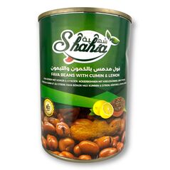 SHAHIA FAVA BOHNEN MIT KREUZKÜMMEL & ZITRONE 400 g فول مدمس بالكمون واليمون - image 1 | Damas Markt | KulturCart