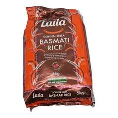 Laila golden sella basmati rice (5kg) - image 3 | OMOWEST AFRO INTERCONTINENTAL SHOP | KulturCart