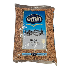 Emin Bakliyat Kara Mercimek Black Lentils | Schwarze Linse (1000g) - image 1 | Malaika afro international Markt | KulturCart