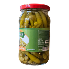 Bursam Yakan Biber Tursu | Eingelegte scharfe Peperoni | Hot Pepers Pickles (340g) - image 3 | Malaika afro international Markt | KulturCart