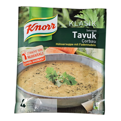 Knorr Tavuk Corbasi Klassik | Hühnersuppe mit Fadennudeln (54g) - image 1 | Malaika afro international Markt | KulturCart