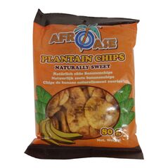 Afroase Plantain Chips Naturally Sweet (80g) - image 1 | Afro Family Shop | KulturCart