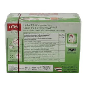 Fitne herbal infusion green tea flavored 2.65 x 15 sachets - image 4 | OMOWEST AFRO INTERCONTINENTAL SHOP | KulturCart