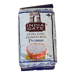 India Gate Extra Long Basmati Rice Premium (1kg) - image 1 | Malaika afro international Markt | KulturCart