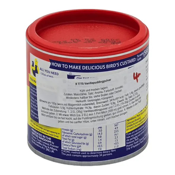 Bird's the original vinalla flavoured custard powder (300g) - image 9 | OMOWEST AFRO INTERCONTINENTAL SHOP | KulturCart