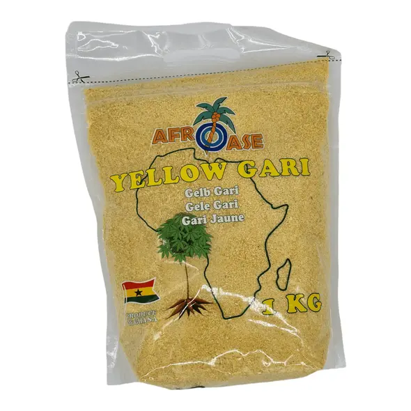 Afroase yellow gari (1kg) - image 3 | OMOWEST AFRO INTERCONTINENTAL SHOP | KulturCart