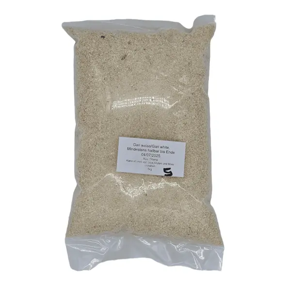 Gari white (1kg) - image 3 | OMOWEST AFRO INTERCONTINENTAL SHOP | KulturCart