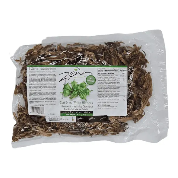 Zena sun dred white habiscus flowers (white sorrel) - image 6 | OMOWEST AFRO INTERCONTINENTAL SHOP | KulturCart