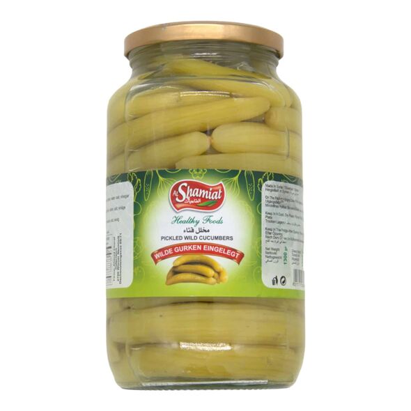 AlShamiat Healthy Foods Pickled Wild Cucumbers 1300g - image 1 | Damas Markt