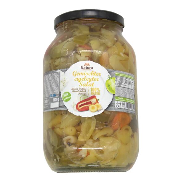 Natura Gemischter eigelegter Salat | Mixed Pickles | Mixed Salad 2500g - image 1 | Damas Markt | KulturCart