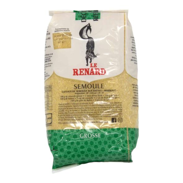 Le Renard Semoule Grosse 1kg - image 2 | Damas Markt