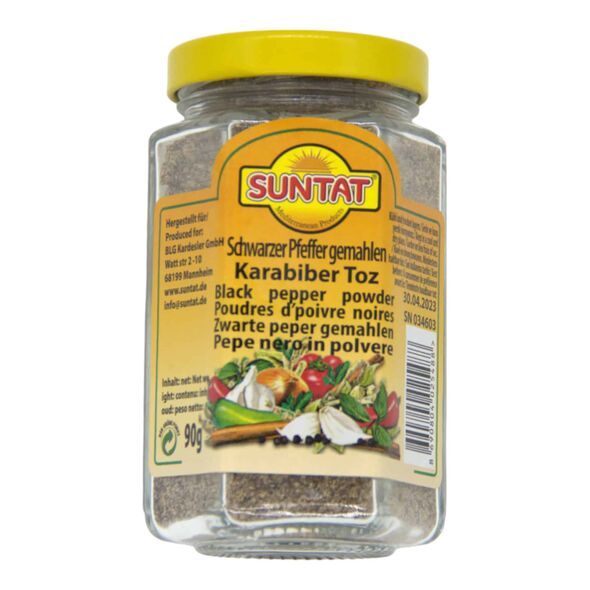 Suntat Schwarzer Pfeffer gemahlen | Karabiber Toz | Black pepper powder 90g - image 1 | Damas Markt | KulturCart