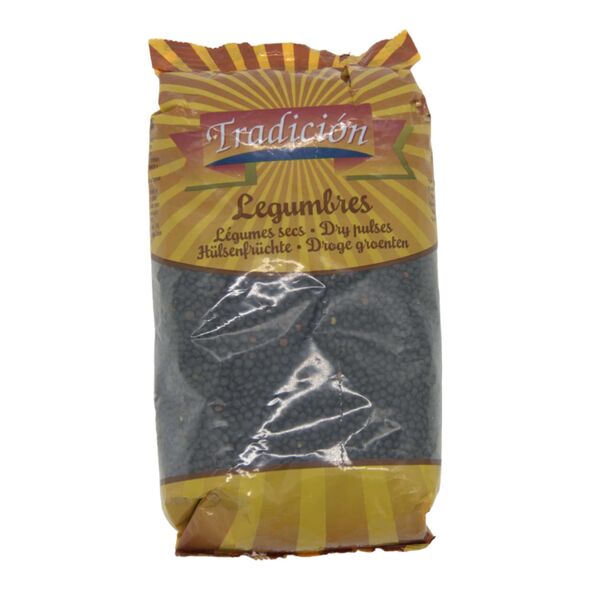 Tradicion Legumbies | Legumes sec | Hülsenfrüchte | Beluga Lentils / Lentille Beluga / Beluga Linsen 1kg - image 1 | Damas Markt | KulturCart