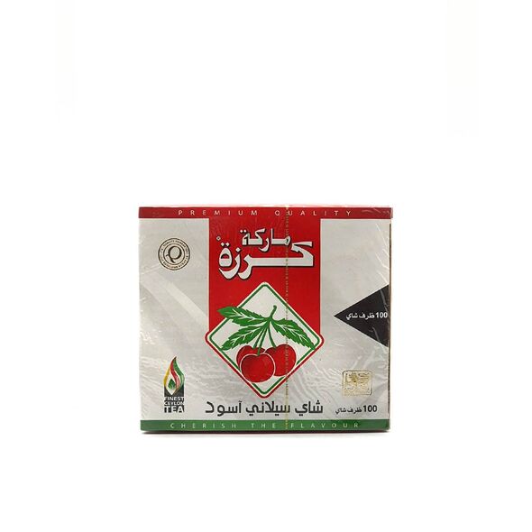 Cherry Brand | Ceylon Schwarzer Tee / Ceylon Black Tea 100 Tea bags 200g - image 3 | Damas Markt | KulturCart