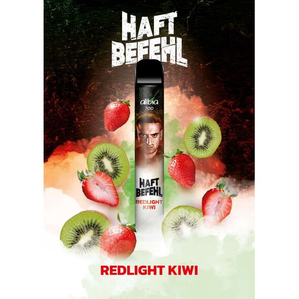 E-Zigarette Haftbefehl Vape - Redlight Kiwi - Einweg - 20mg/ml - image 1 | Damas Markt | KulturCart