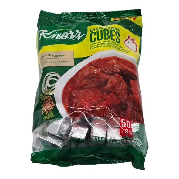 Knorr Beef Flavour Seasoning Cubes (50 x 8g) (400g) - image 3 | Momjays Afro Markt | KulturCart