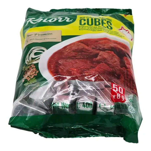 Knorr Beef Flavour Seasoning Cubes (50 x 8g) (400g) - image 4 | Momjays Afro Markt | KulturCart