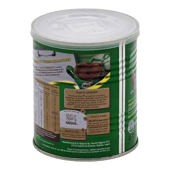 Nestle Milo The Energy Food Drink (400g) - image 10 | Momjays Afro Markt | KulturCart