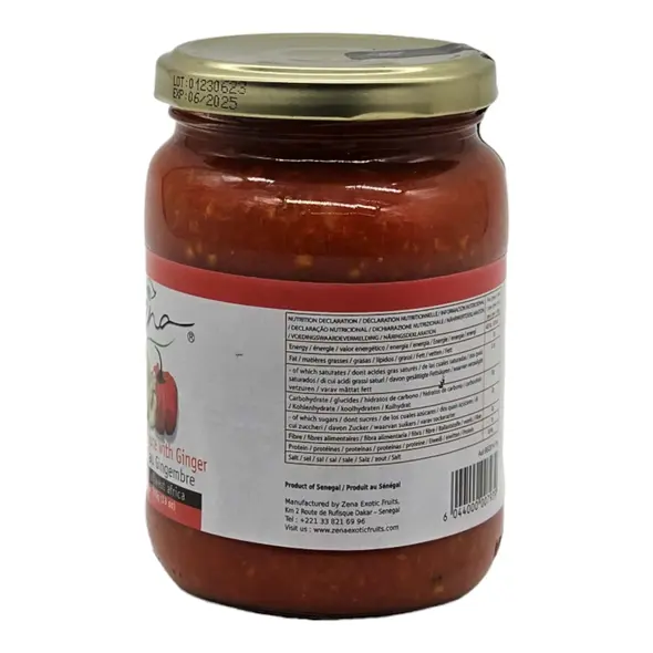 Zena Spicy Pepper Sauce with Ginger (370g) - image 2 | Momjays Afro Markt | KulturCart