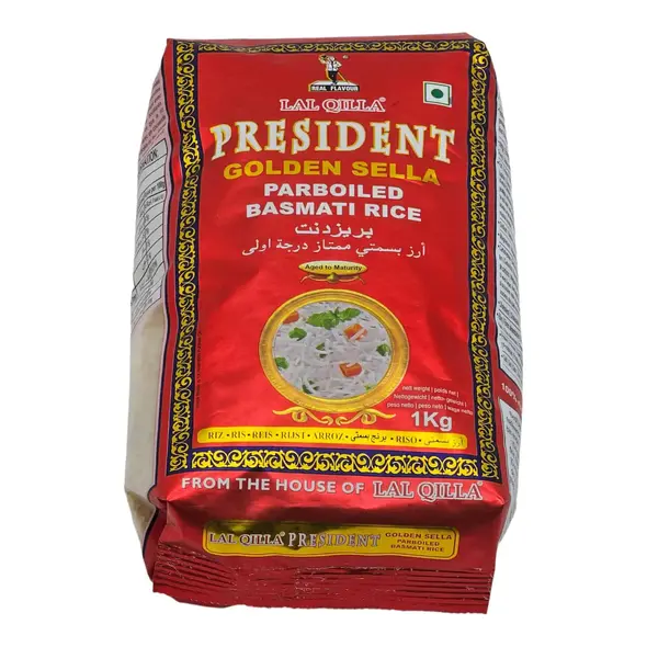 Lal Qilla President Golden Sella Parboiled Basmati Rice (1kg) - image 1 | Momjays Afro Markt | KulturCart