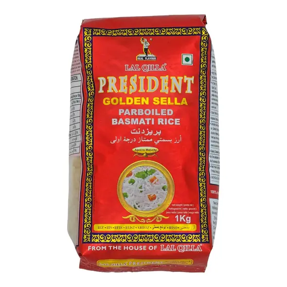 Lal Qilla President Golden Sella Parboiled Basmati Rice (1kg) - image 2 | Momjays Afro Markt | KulturCart