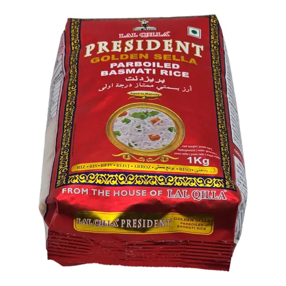 Lal Qilla President Golden Sella Parboiled Basmati Rice (1kg) - image 6 | Momjays Afro Markt | KulturCart