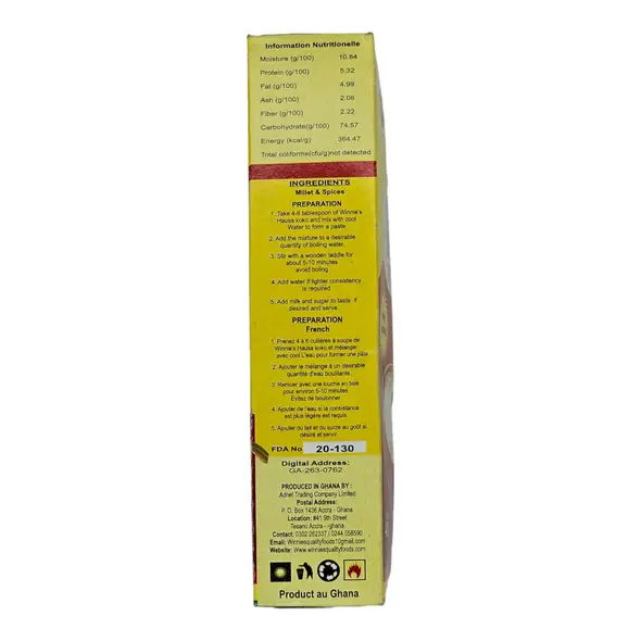 Winnie's Quality Foods Hausa Koko Powder (400g) - image 5 | Momjays Afro Markt | KulturCart