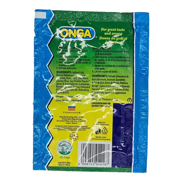 Onga Classic Bouillon Powder foe Soups & Stews (1pc) (10g) - image 3 | Momjays Afro Markt | KulturCart