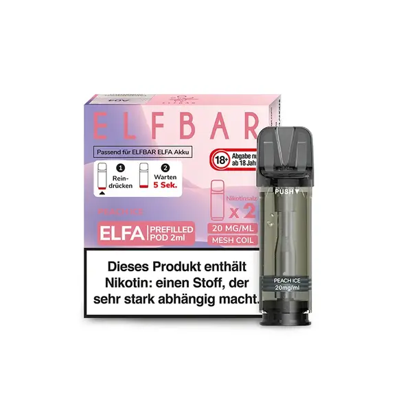 Elfbar ELFA Pods 2er Set - Peach Ice - image 1 | Damas Markt | KulturCart