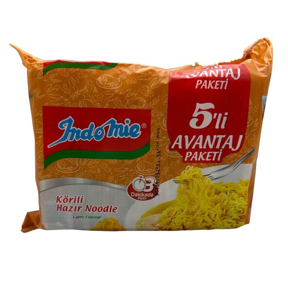 INDOMIE CURRY FLAVORED INSTANT NOODLES 5X70GR - image 1 | Damas Markt | KulturCart