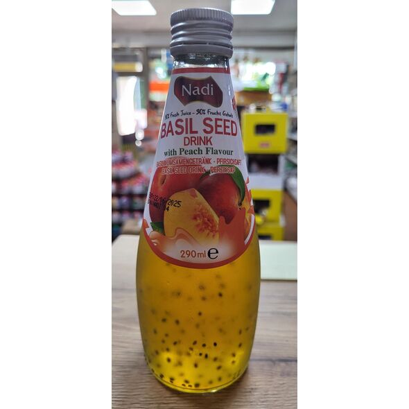 Nadi Basil Drink with Peach flavour 290ml - image 1 | Damas Markt | KulturCart