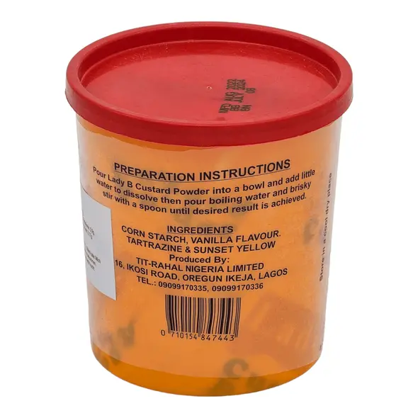 Lady b custard powder (500g) - image 5 | OMOWEST AFRO INTERCONTINENTAL SHOP
