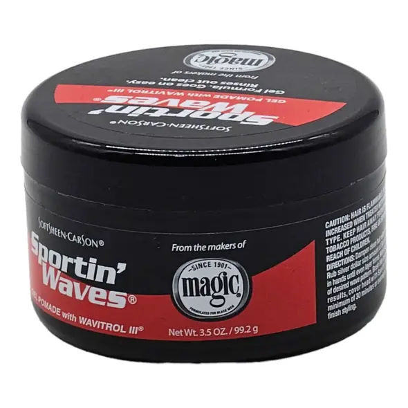 Softsheen Carson Sportin’ Waves Gel Pomade with Wavitrol III (99.2g) - image 8 | Afro Family Shop | KulturCart