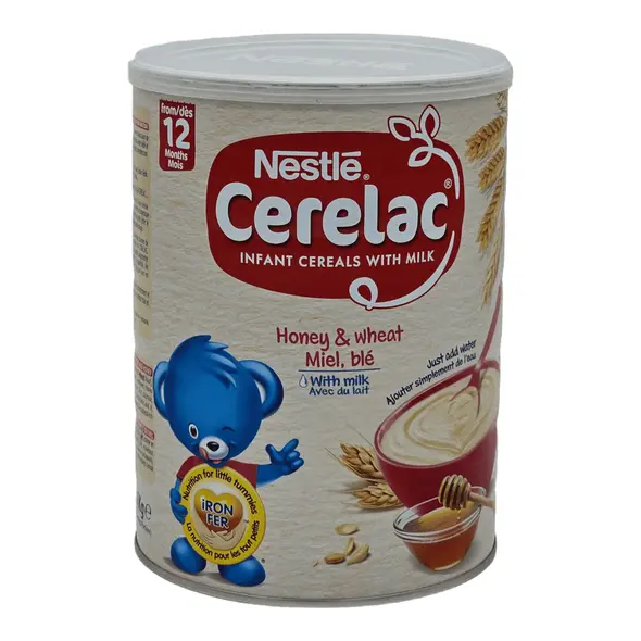 Nestle cerelac infant cereals with milk honey & wheat miel, ble (1kg) - image 1 | OMOWEST AFRO INTERCONTINENTAL SHOP | KulturCart