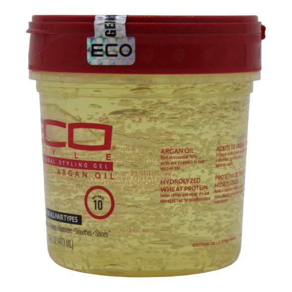 ECO Style Professional Styling Gel Argan Oil (474ml) - image 2 | Afro Family Shop | KulturCart