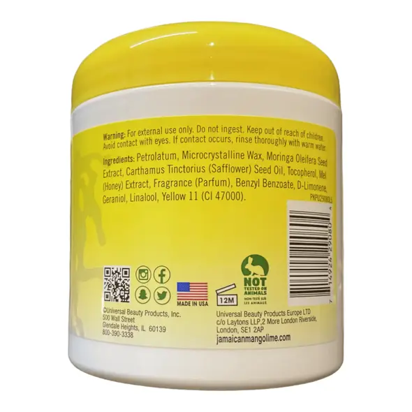 Jamaican Mango & Lime Locking crème wax, Moringa seed oil (155g) - image 3 | OMOWEST AFRO INTERCONTINENTAL SHOP | KulturCart