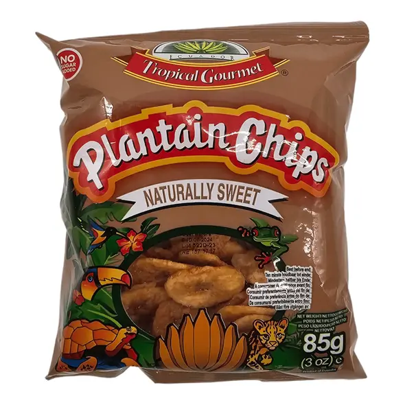 Tropical gourmet plantain chips naturally sweet (85g) - image 4 | OMOWEST AFRO INTERCONTINENTAL SHOP | KulturCart