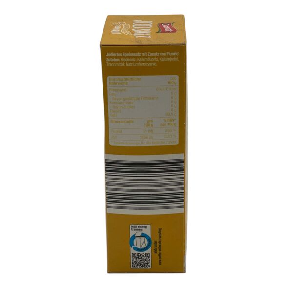 Carat Jod Salz feinkörnig mit Fluorid (500g) - image 3 | Afro Center & Afro Cut Krefeld