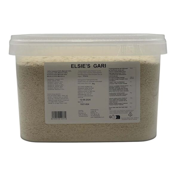 Elsie’s Gari white (5kg) - image 3 | Afro Center & Afro Cut Krefeld