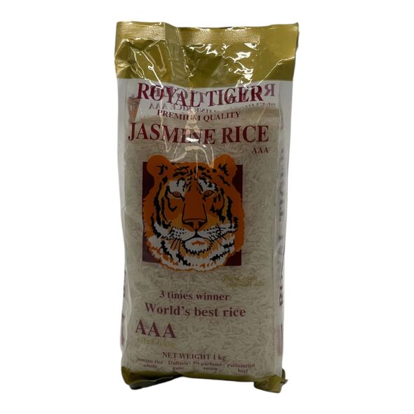 Royal Tiger Jasmine Rice AAA extra long (1kg) - image 1 | Afro Center & Afro Cut Krefeld