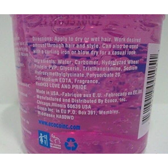 Eco style professional styling gel CURL & WAVE (236ml) - image 2 | Omowest Afro Intercontinental Shop