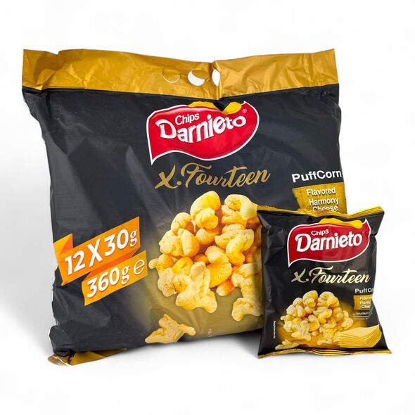 DARNIETO PUFFCORN HARMONY CHEESE 12X30GR - image 1 | Damas Markt