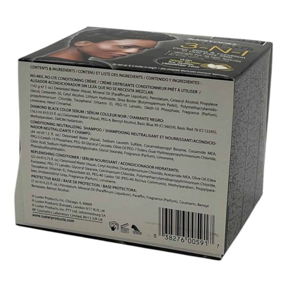 Luster's Shortlooks ColorLaxer 3-N-1 with Shea Butter Semi-Perm (DIAMOND BLACK) - image 2 | Afro Center & Afro Cut Krefeld | KulturCart
