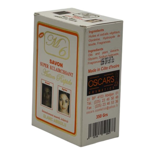 M6 Savon Super Eclaircissant 350g - image 3 | Afro Center & Afro Cut Krefeld | KulturCart