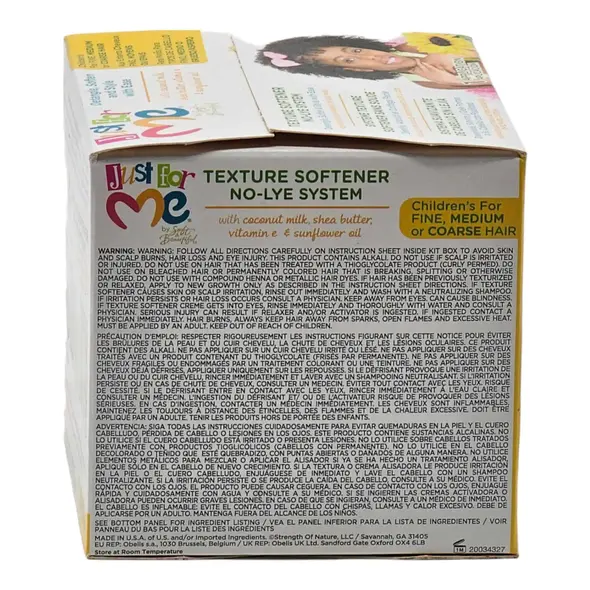 Just For Me Texture Softener No-Lye System Creme Relaxer Kit Children’s for Fine, Medium or Coarse Hair - image 7 | Momjays Afro Markt | KulturCart