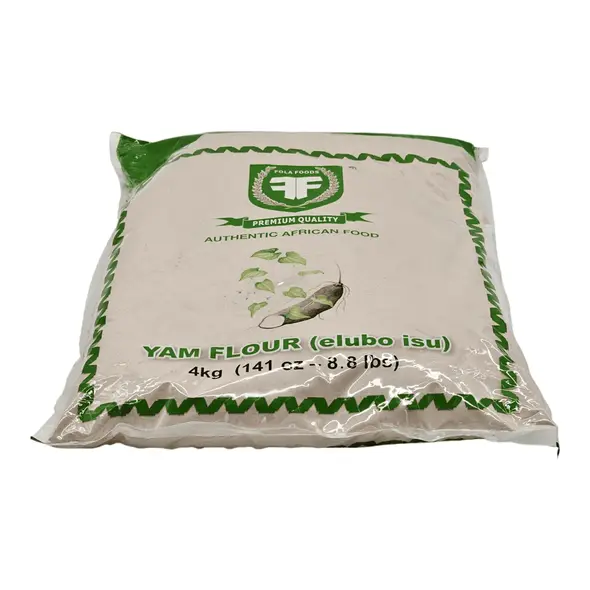 Fola foods authentic african food yam flour (elubo isu) (4kg) - image 2 | OMOWEST AFRO INTERCONTINENTAL SHOP | KulturCart